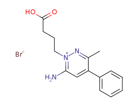 1(6H)-Pyridazinebutanoic acid, 6-imino-3-methyl-4-phenyl-,
monohydrobromide
