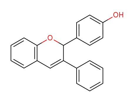 2-(4-hydroxyphenyl)-3-phenyl-2H-1-benzopyran
