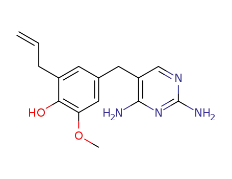 2,4-diamino-5-(3-allyl-4-hydroxy-5-methoxybenzyl)pyrimidine