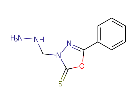 1,3,4-Oxadiazole-2(3H)-thione, 3-(hydrazinomethyl)-5-phenyl-