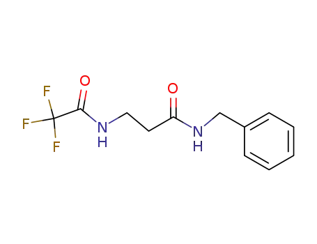 Molecular Structure of 87639-77-8 (Propanamide, N-(phenylmethyl)-3-[(trifluoroacetyl)amino]-)