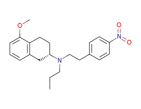 (S)-(-)-2-<N-(p-nitrophenethyl)-N-propylamino>-5-methoxytetralin