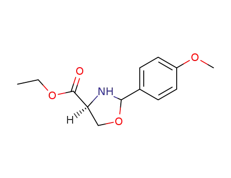 (S)-2-(4-Methoxy-phenyl)-oxazolidine-4-carboxylic acid ethyl ester
