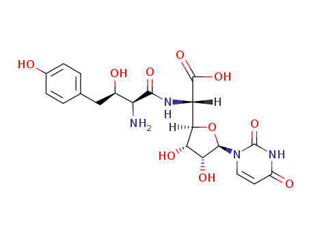 5-[[2-amino-3-hydroxy-1,5-dideoxy-1-(3,4-dihydro-2,4-dioxo-1(2H)-pyrimidinyl)-,[R-(R*,S*]-β-D-allofuranosyluronicacid