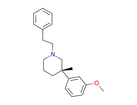 3-(3-methoxy-phenyl)-3-methyl-1-phenethyl-piperidine
