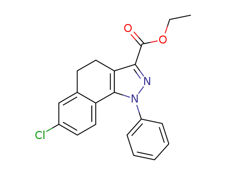 ethyl 7-chloro-1-phenyl-4,5-dihydro-1H-benzo[g]indazole-3-carboxylate