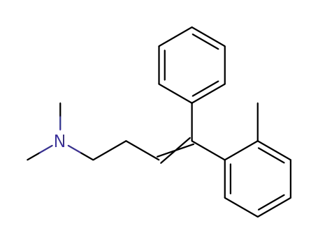 Molecular Structure of 2086-06-8 (3-Buten-1-amine, N,N-dimethyl-4-(2-methylphenyl)-4-phenyl-)