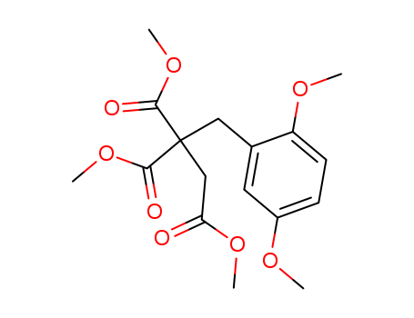 1,1,2-trimethyl 1-[(2,5-dimethoxyphenyl)methyl]ethane-1,1,2-tricarboxylate cas  53877-30-8