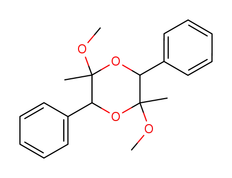 Molecular Structure of 94686-77-8 (2,5-dimethoxy-2,5-dimethyl-3,6-diphenyl-1,4-dioxane)
