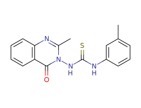 Thiourea, N-(2-methyl-4-oxo-3(4H)-quinazolinyl)-N'-(3-methylphenyl)-