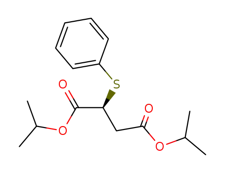 Molecular Structure of 97678-37-0 ((S)-(-)-diisopropyl phenylthiosuccinate)