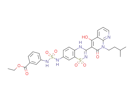 C<sub>29</sub>H<sub>30</sub>N<sub>6</sub>O<sub>8</sub>S<sub>2</sub>
