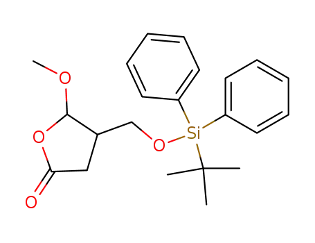 4-(tert-Butyl-diphenyl-silanyloxymethyl)-5-methoxy-dihydro-furan-2-one