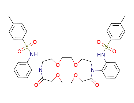 Benzenesulfonamide,
N,N'-[(6,17-dioxo-1,4,10,13-tetraoxa-7,16-diazacyclooctadecane-7,16-
diyl)di-2,1-phenylene]bis[4-methyl-
