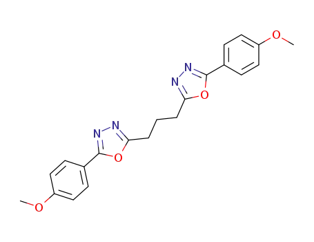 1,3,4-Oxadiazole, 2,2'-(1,3-propanediyl)bis[5-(4-methoxyphenyl)-