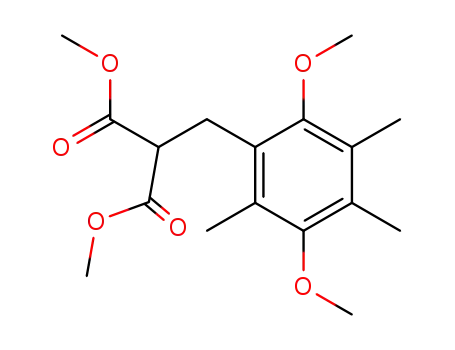 dimethyl esther of 2-(2,5-dimethoxy-3,4,6-trimethylphenylmethyl)malonic acid