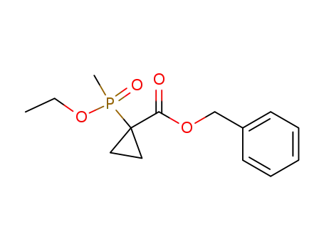 1-(Ethoxy-methyl-phosphinoyl)-cyclopropanecarboxylic acid benzyl ester