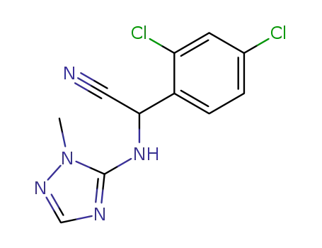 (2,4-Dichloro-phenyl)-(2-methyl-2H-[1,2,4]triazol-3-ylamino)-acetonitrile
