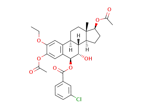 3,17β-diacetoxy-2-ethoxy-7α-hydroxyestra-1,3,5(10)-trien-6β-(m-chlorobenzoate)