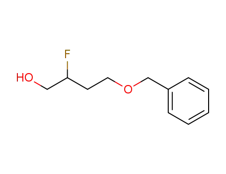 Molecular Structure of 112482-45-8 (1-Butanol, 2-fluoro-4-(phenylmethoxy)-)