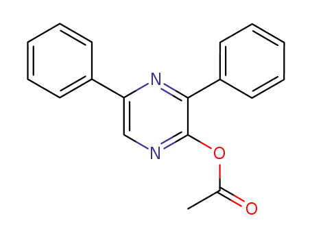 3-acetoxy-2,6-diphenylpyrazine