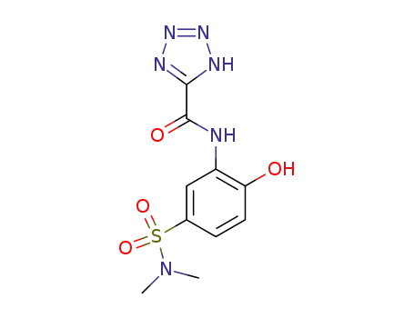 1H-Tetrazole-5-carboxylic acid (5-dimethylsulfamoyl-2-hydroxy-phenyl)-amide