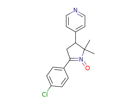 4-(2'-(p-Chlorphenyl)-5',5'-dimethyl-1'-pyrrolin-4'-yl)pyridin-1'-oxid