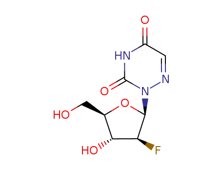 Molecular Structure of 908129-24-8 (2'-Deoxy-2'-fluoro--D-arabino-6-azidouridine)