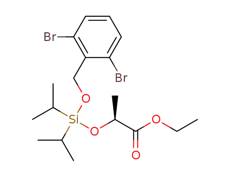 ethyl (2S)-2-{[[(2,6-dibromobenzyl)oxy](diisopropyl)silyl]oxy}-propanoate