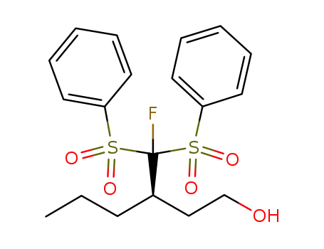 (R)-3-(fluorobis(phenylsulfonyl)methyl)hexan-1-ol