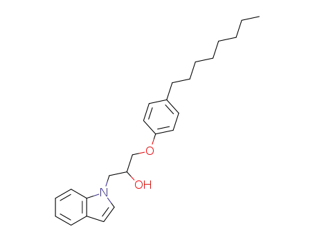 1-(indol-1-yl)-3-(4-octylphenoxy)propan-2-ol