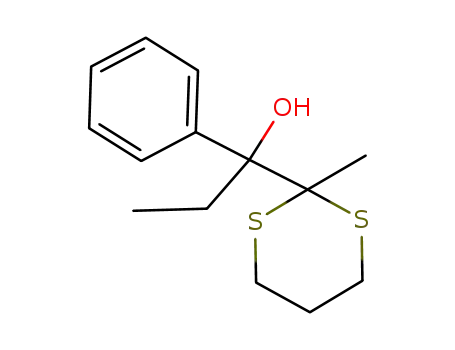 1-(2-methyl-[1,3]dithian-2-yl)-1-phenyl-propan-1-ol