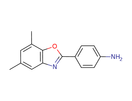 4-(5,7-DIMETHYL-BENZOOXAZOL-2-YL)-PHENYLAMINE