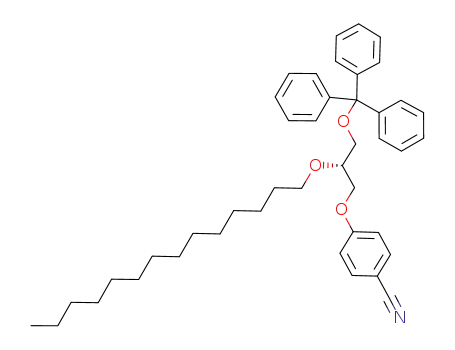 (S)-3-O-(4-cyanophenyl)-2-O-tetradecyl-1-O-triphenylmethylglycerol