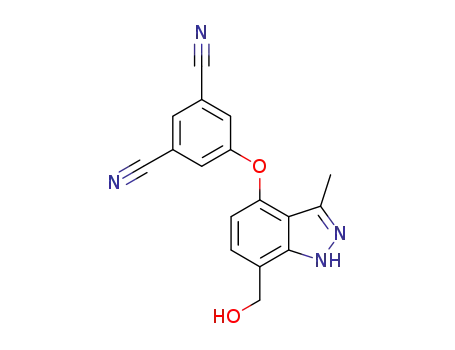 5-{[7-(hydroxymethyl)-3-methyl-1H-indazol-4-yl]oxy}isophthalonitrile