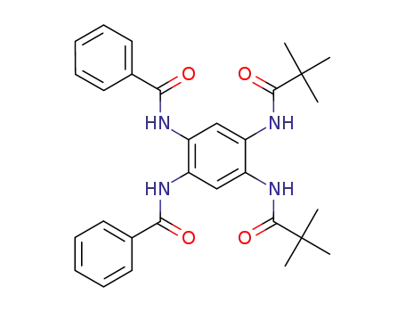 4,5-dibenzamido-1,2-bis(2,2-dimethylpropanamido)benzene