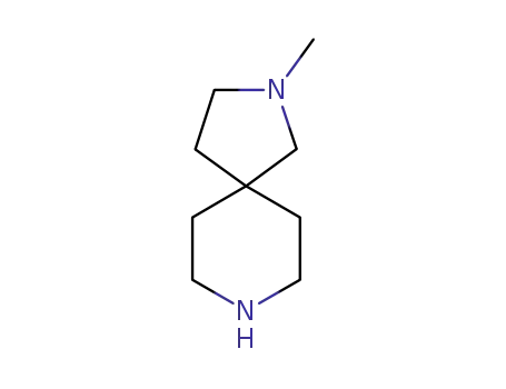 Molecular Structure of 1061873-16-2 (2,8-Diazaspiro[4.5]decane, 2-methyl-, hydrochloride (1:1))