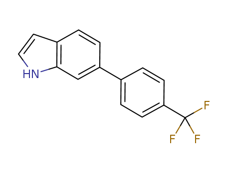 1H-Indole, 6-[4-(trifluoromethyl)phenyl]-
