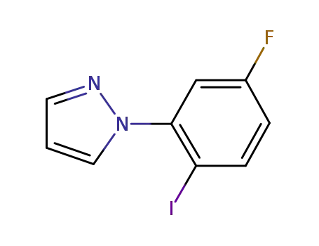 1-(5-fluoro-2-iodophenyl)-1H-pyrazole
