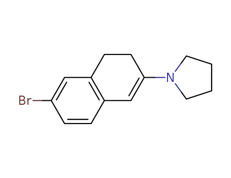 1-(6-bromo-3,4-dihydronaphthalen-2-yl)pyrrolidine