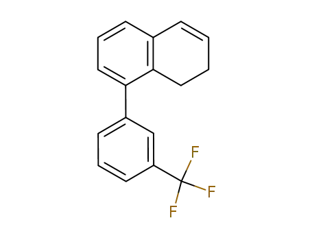 Molecular Structure of 910330-48-2 (8-(m-trifluoromethylphenyl)-1,2-dihydronaphthalene)