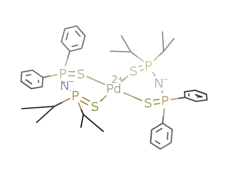 Pd[(C<sub>6</sub>H<sub>5</sub>)2PSNPS(CH(CH<sub>3</sub>)2)2]2