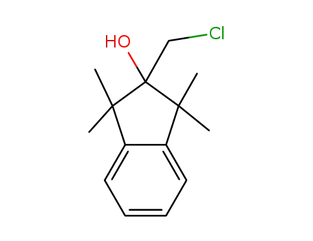 1H-Inden-2-ol, 2-(chloromethyl)-2,3-dihydro-1,1,3,3-tetramethyl-