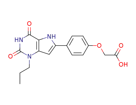 Acetic acid,
[4-(2,3,4,5-tetrahydro-2,4-dioxo-1-propyl-1H-pyrrolo[3,2-d]pyrimidin-6-yl
)phenoxy]-