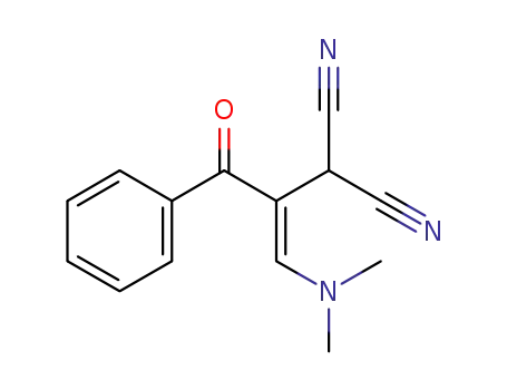 (E)-2-(3-(dimethylamino)-1-oxo-1-phenylprop-2-en-2-yl)malononitrile