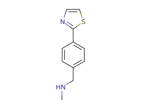 N-Methyl-4-(1,3-thiazol-2-yl)benzylamine, 97%