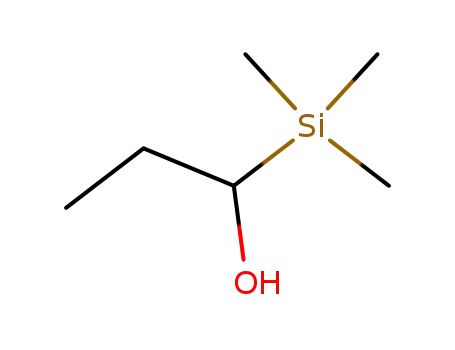 Molecular Structure of 121386-64-9 (1-trimethylsilyl-1-propanol)