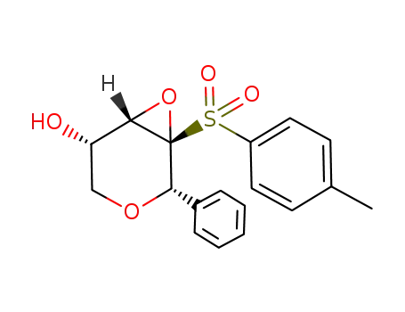 (-)-(2S,3S,4S,5S)-2-phenyl-3-(p-tolylsulfonyl)-3,4-epoxytetrahydro-2H-pyran-5-ol