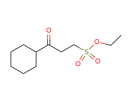 3-cyclohexyl-3-oxo-propane-1-sulfonic acid ethyl ester