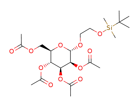 tert-butyldimethylsilyloxyethyl 2,3,4,6-tetra-O-acetyl-α-D-mannopyranoside
